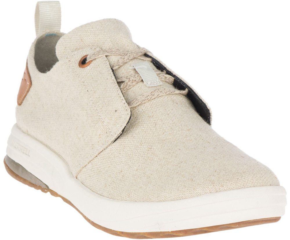 Merrell Sneakers Beige - Gridway Canvas - Womens 91GJMFVSH